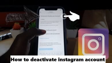 how to deactivate instagram account