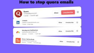 how to stop quora emails